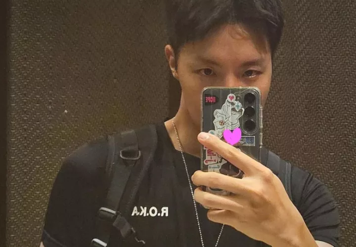 La más reciente imagen que publicó J-Hope. Foto: Weverse