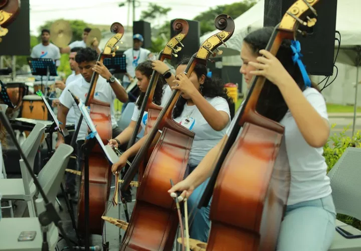 Más de 220 jóvenes talentos, brindaron una inolvidable tarde de música. Foto: Cortesía/MiCultura  