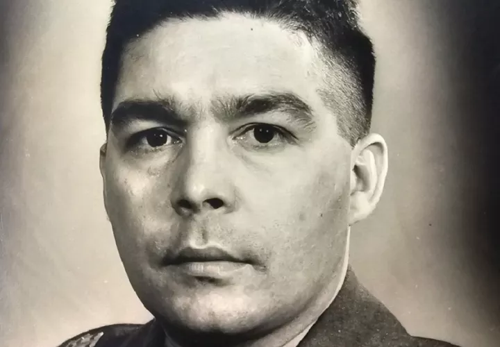 El Veterano José A. León, hoy  con 103 años de edad cumplidos, se enlistó en el Ejército de EE.UU. en 1941. Foto: Cortesía.