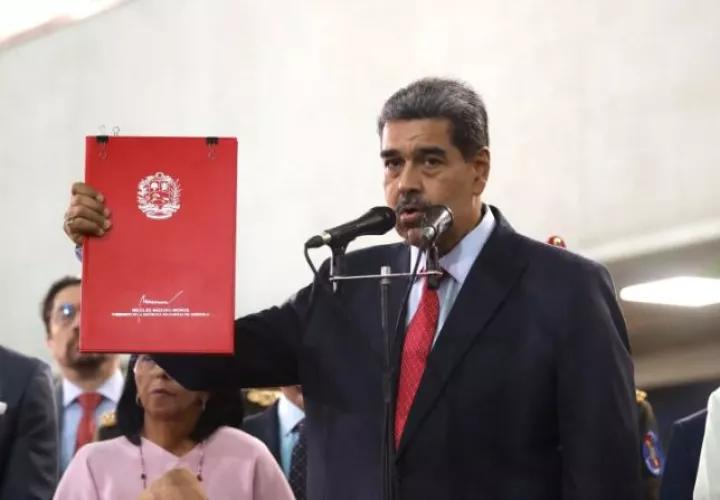 Nicolás Maduro fue proclamado ganador de los comicios electorales del pasado mes de julio. Foto: EFE