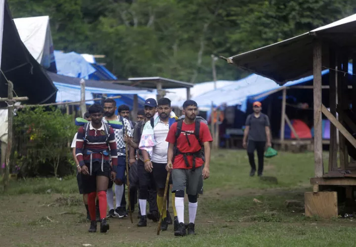 Panamá ha cerrado cinco trochas para controlar el flujo migratorio. Foto: EFE 