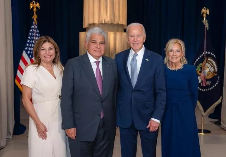 Encuentro entre los mandatarios de Panamá y Estados Unidos. Foto: @JoseRaulMulino / X 