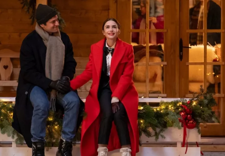 Emily (Lily Collins) tendrá su primera Navidad en Francia. Foto: Netflix / Freepik