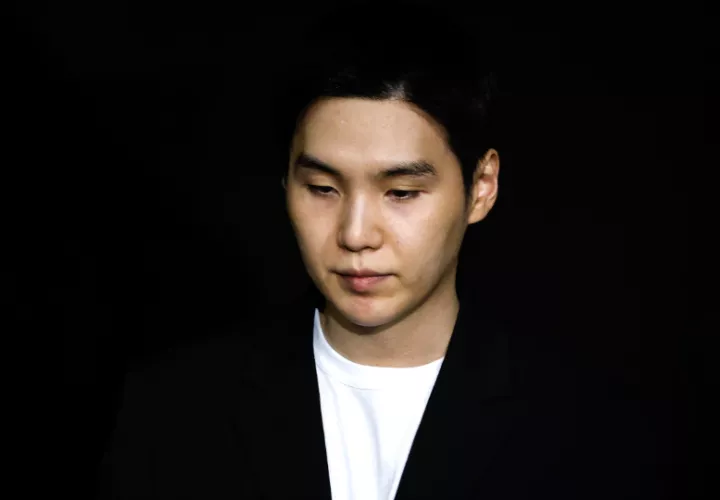El cantante surcoreano Suga. Foto: EFE / EPA / Jeon Heon-kyun