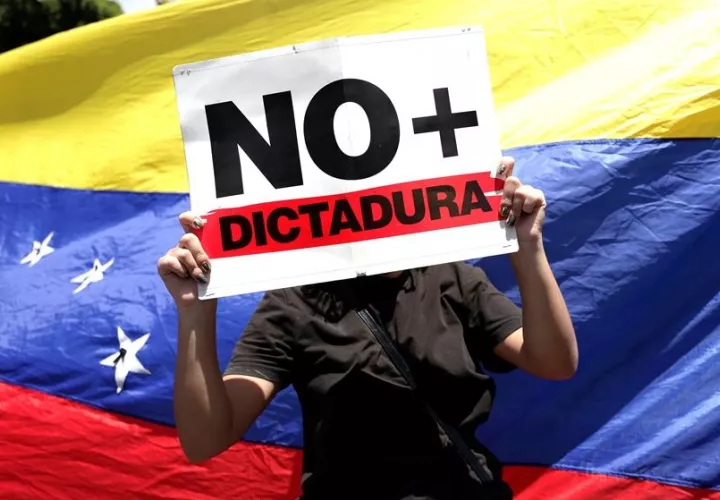 Protestas de venezolanos por el régimen del presidente, Nicolás Maduro. EFE/Archivo
