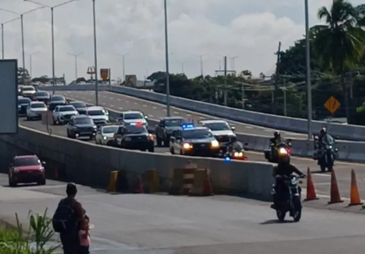 Apertura del viaducto de La Chorrera. Foto: Cortesía