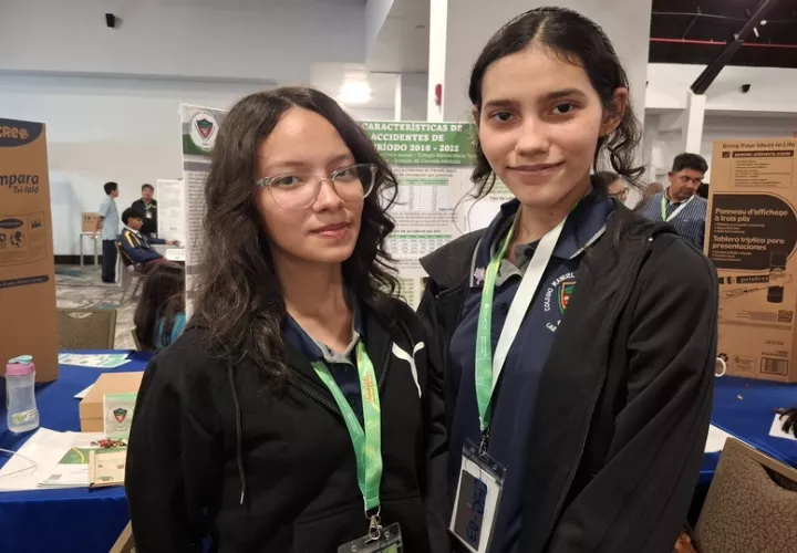 Las estudiantes Anier Ríos y Daniela Nieto lideraron la investigación. Foto: Cortesía