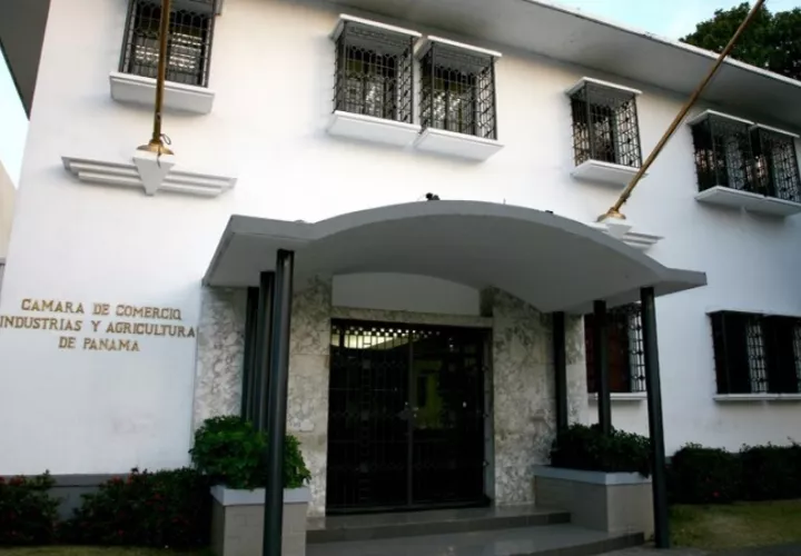 Fachada de la Cámara de Comercio, Industrias y Agricultura de Panamá . Foto: Cortesía