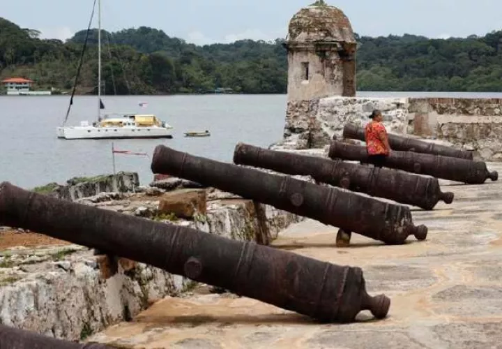 Castillo Santiago de la Gloria, en Portobelo.  EFE