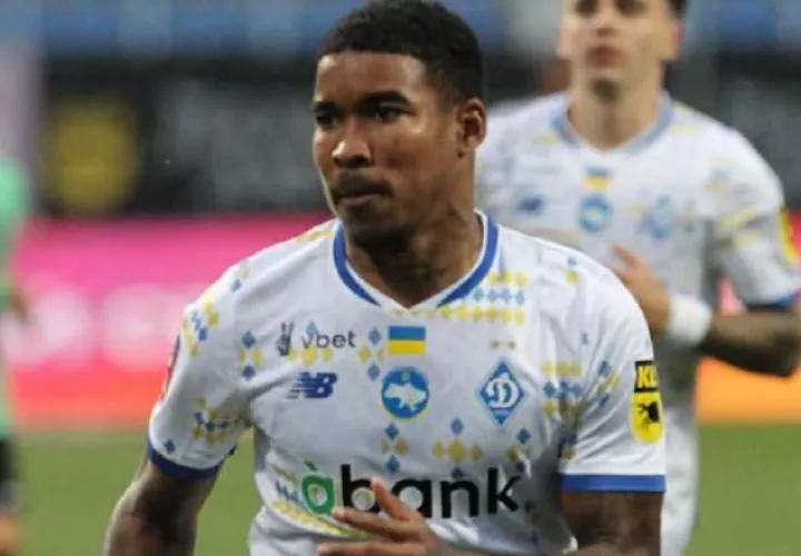 El panameño Eduardo Guerrero, jugador del Dynamo de Kiev. Foto: Instagram
