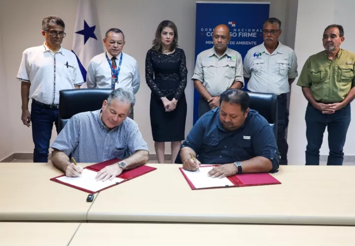 Firmaron un convenio de Cooperación Técnica Ambiental. Foto: Cortesía