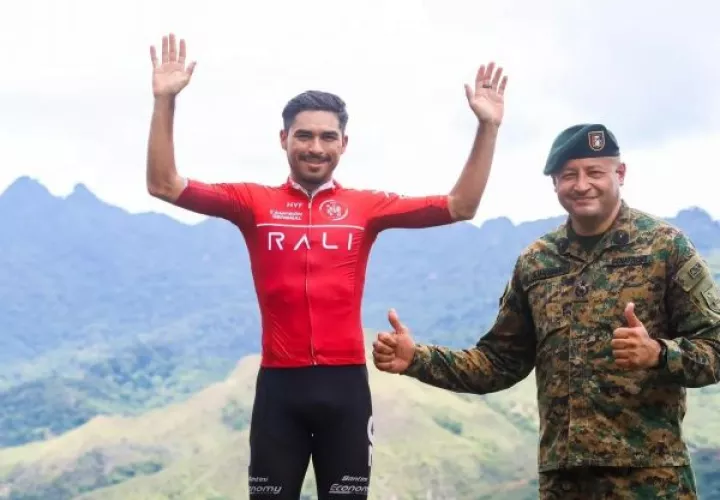 Gabriel Rojas recuperó la camiseta de líder del Tour de Panamá. Foto: Fepaci