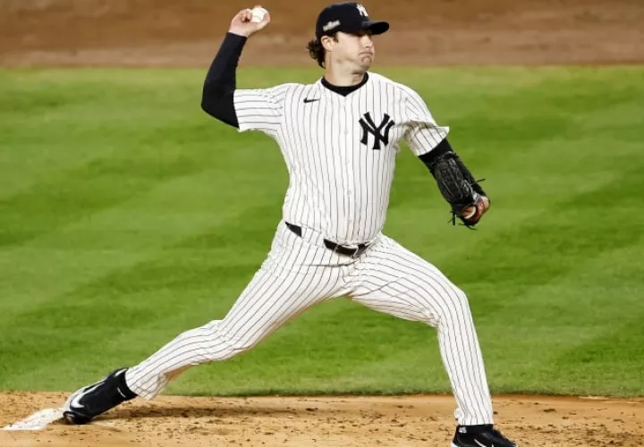Gerrit Cole, lanzador de los Yanquis de Nueva York. Foto:EFE