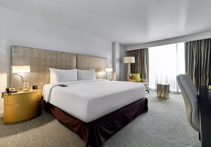 Una de las habitaciones que promociona el hotel. Foto: Internet