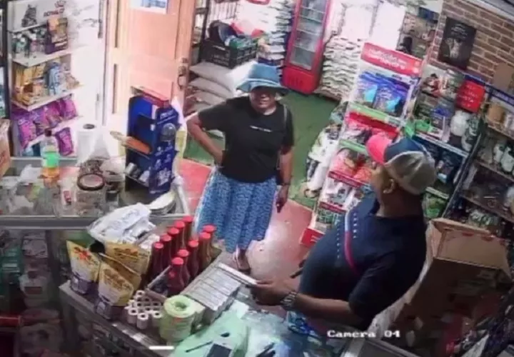 Los delincuentes fueron captados por las cámaras de video-vigilancia. Foto: Melquiades Vásquez.
