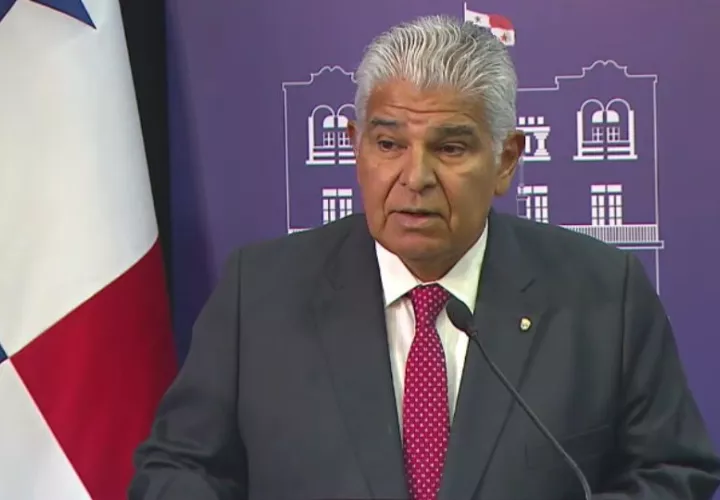 José Raúl Mulino, presidente de la República. 