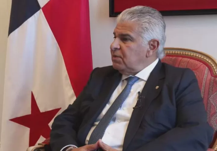 El presidente de Panamá José Raúl Mulino.