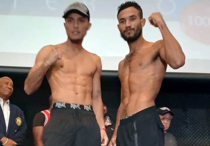 Hibrahim Valdespino (der.) y Daniel 'Chato' Lezcano. Foto: Jaime Chávez