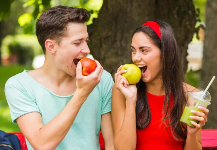 El 21 de octubre se celebra el Día Internacional de la manzana. Foto: Freepik