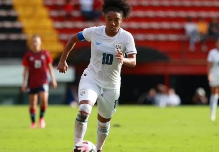 Marta Cox, jugadora de la selección de Panamá. Foto: FPF