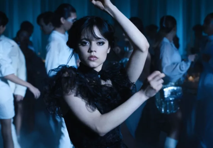Jenna Ortega como Wednesday. Foto: Netflix