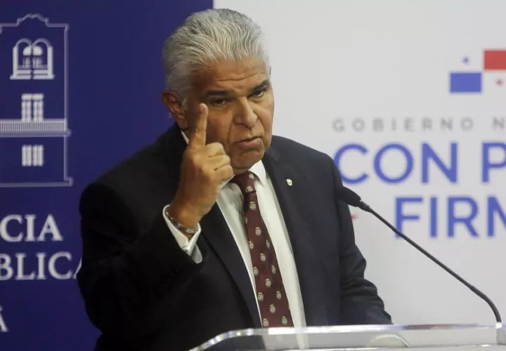 Presidente José Raúl Mulino.  Archivo