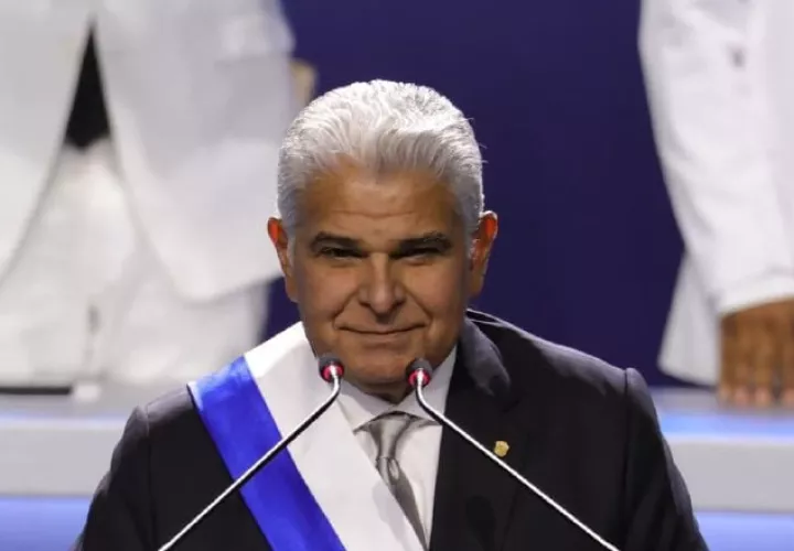 José Raúl Mulino en su discurso de toma de posesión el 1 de julio de 2024. Cortesía