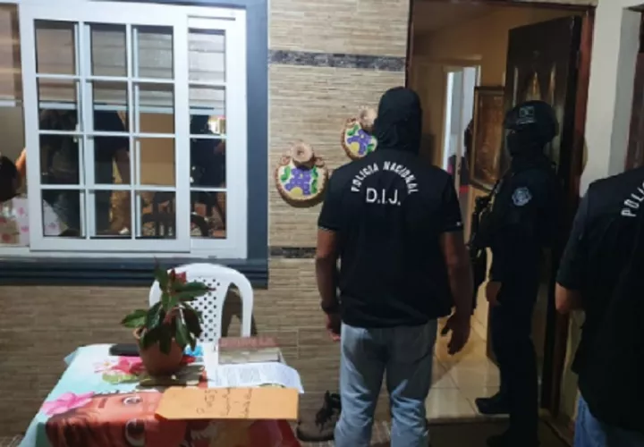 La "Operación Obra Gris" se llevó a cabo el pasado lunes en Panamá Oeste y la ciudad capital. Foto. PGN