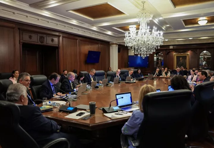 El Consejo de Gabinete se reunió en forma extraordinaria el pasado viernes, para aprobar el presupuesto 2025. Foto: Presidencia