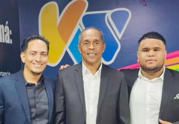 Giovanni Martínez, Víctor René Mendieta y  Alex Castillo. Foto: Cortesía
