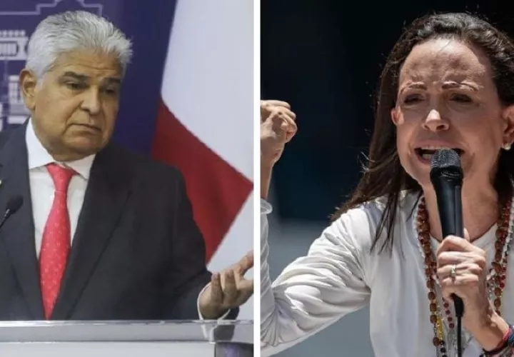 José Raúl Mulino ha reiterado su apoyo a la líder opositora María Corina Machado. Archivo