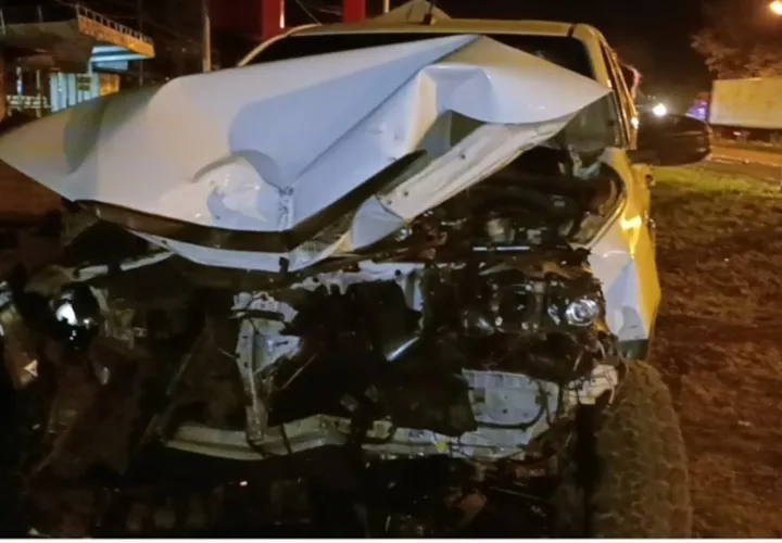 Varios autos fueron pérdida total en en esta colisió. Foto. Melquíades Vásquez