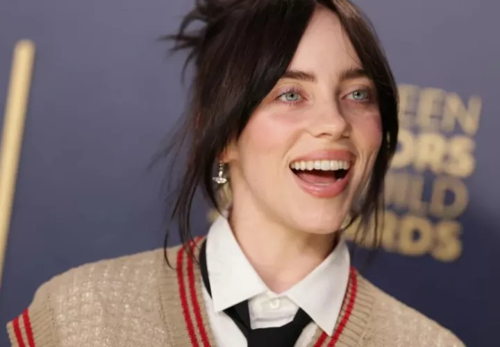 La cantante estadounidense Billie Eilish. Foto: EFE / Allison Dinner