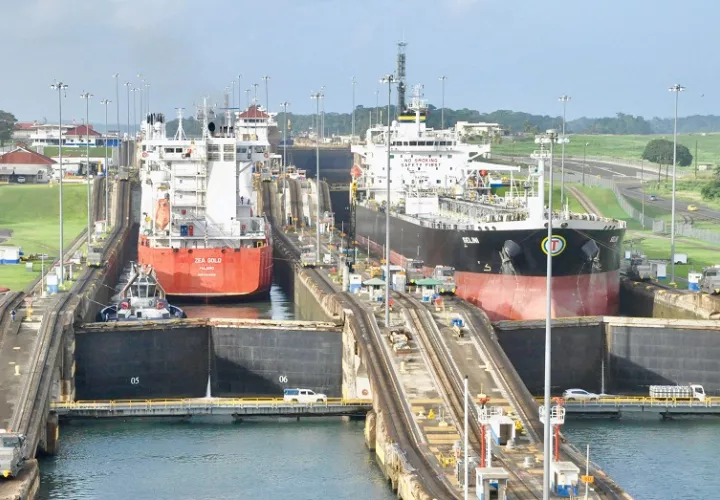 El Canal de Panamá está superando el mal momento que pasó por la sequía, el año pasado. Foto ilustrativa