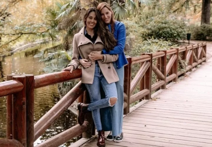 Carolina Cortizo en pareja. Foto: Instagram