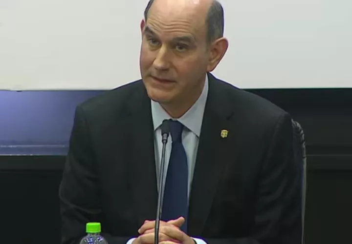 Felipe Chapman, ministro de Economía y Finanzas.