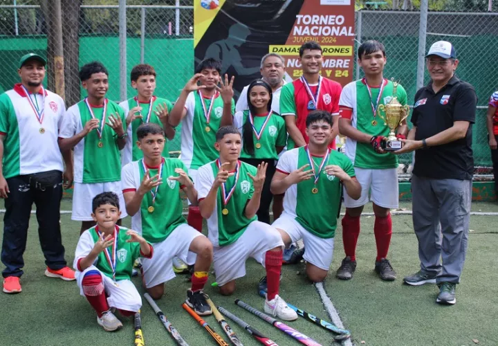 Chiriquí ganó el título en la rama masculina. Foto: Cortesía