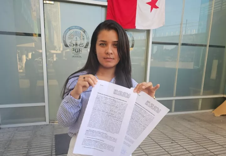 La querella fue presentada el lunes, cuando se conmemoró el Día de No Violencia contra la Mujer. Foto: Cortesía