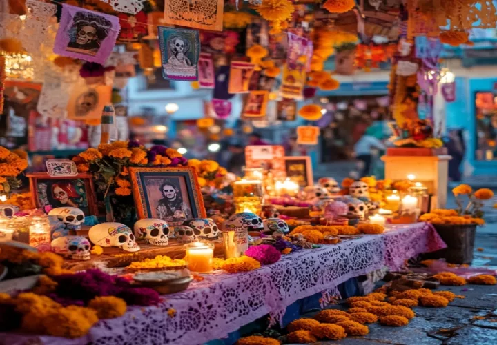 Las familias construyen altares domésticos, denominados ofrendas, donde colocan alimentos y bebidas/ Foto Pixabay