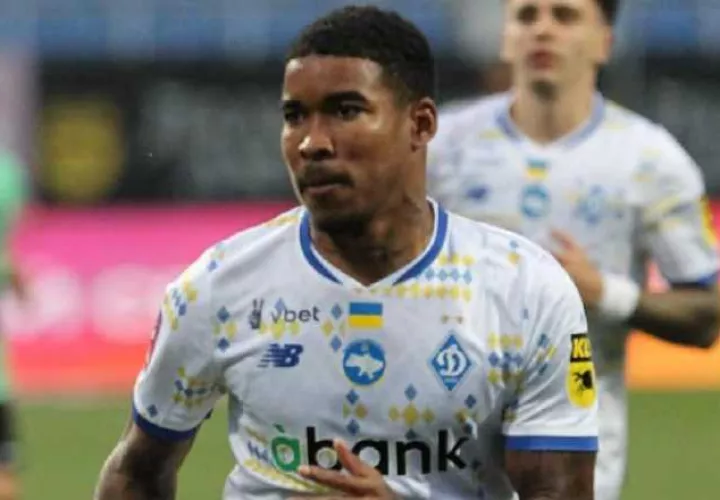 El panameño Eduardo Guerrero del Dinamo de Kiev: Foto: EFE