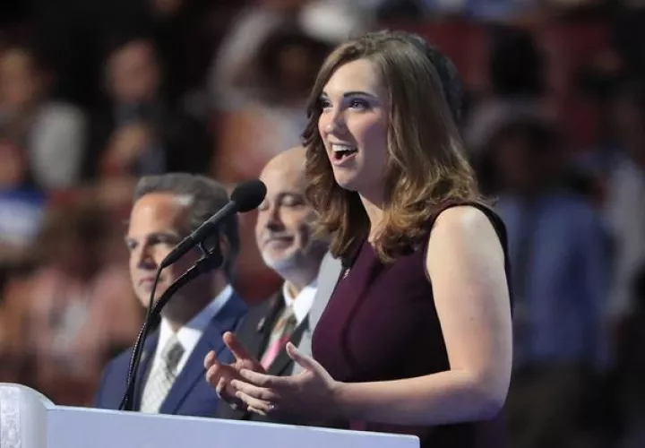  Sarah McBride, activista de la comunidad LGTBIQ+. EFE