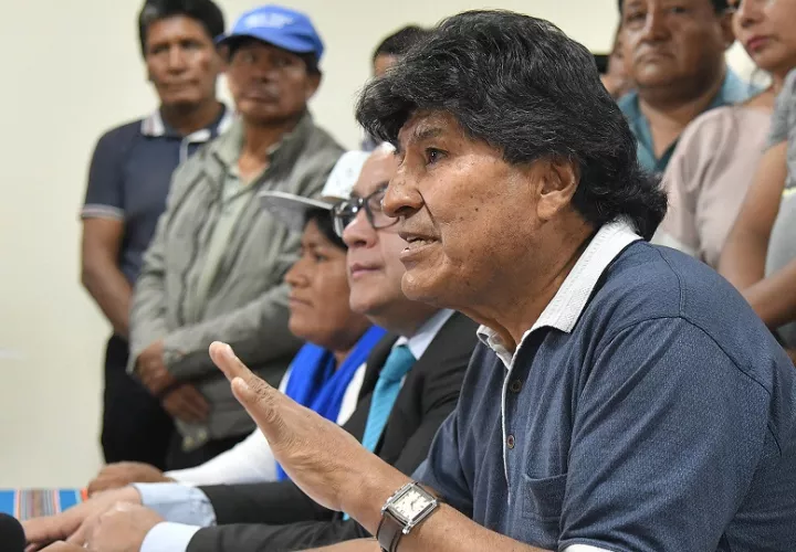 Evo Morales, expresidente de Bolivia. Foto: EFE