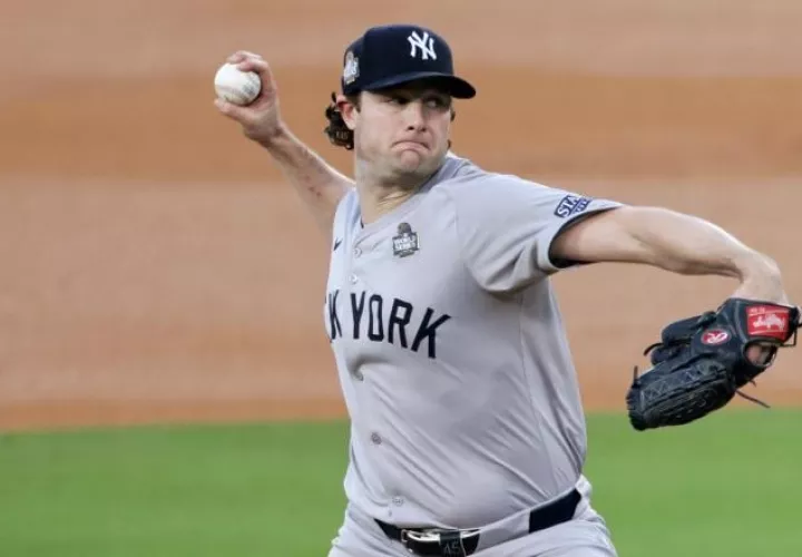 Gerrit Cole, extiende su contrato con los Yanquis de Nueva York. Foto: EFE