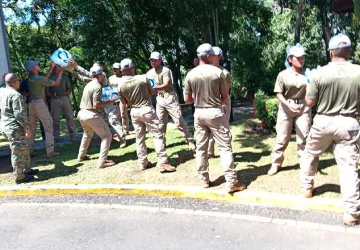 El Parque Omar es uno de los principales centros de acopio. Francisco Rodríguez Morán