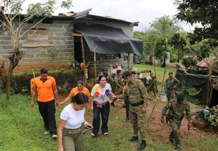 En algunas provincias se realizan trabajos de evacuación. Foto. Sinaproc