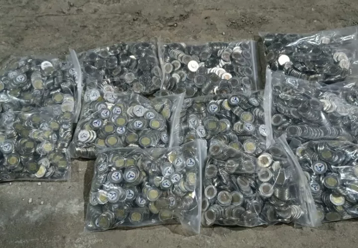 Bolsas incautadas por la Policía Nacional. Foto: Cortesía
