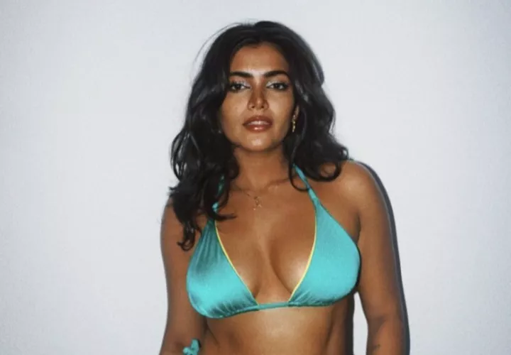 Mehr Eliezer modelando uno de sus diseños. Foto: Instagram