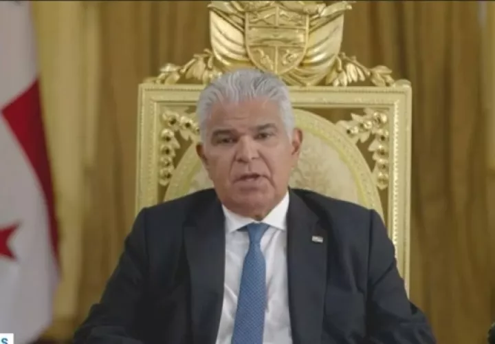 José Raúl Mulino, presidente de la República. 