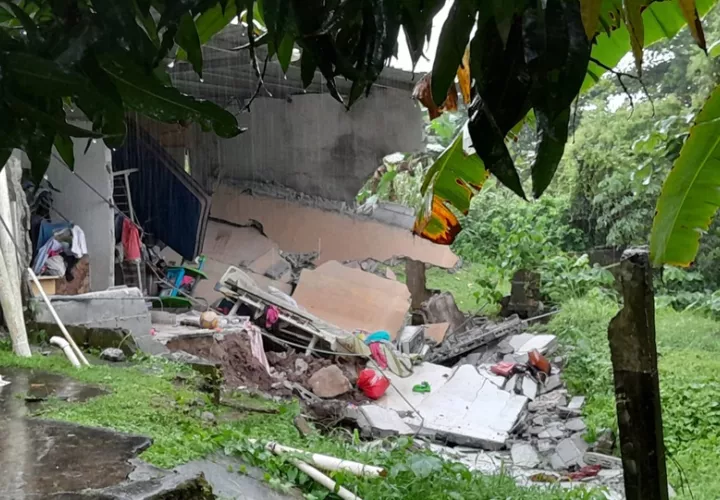 Las autoridades del Miviot apoyarán a las familias afectadas con materiales. Foto.Miviot