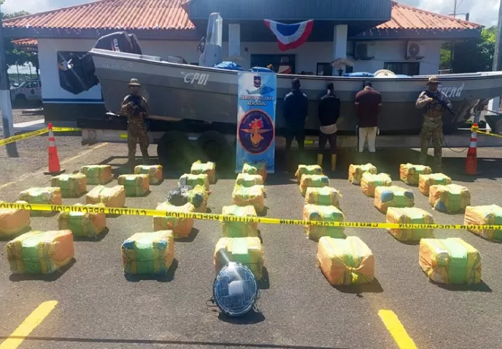 El Senan ha llevado a cabo un total de 120 operaciones en todo el país, logrando la incautación de 71,305 paquetes de sustancias ilícitas y hasta el momento hay unos 141 arrestos. Foto. Senan